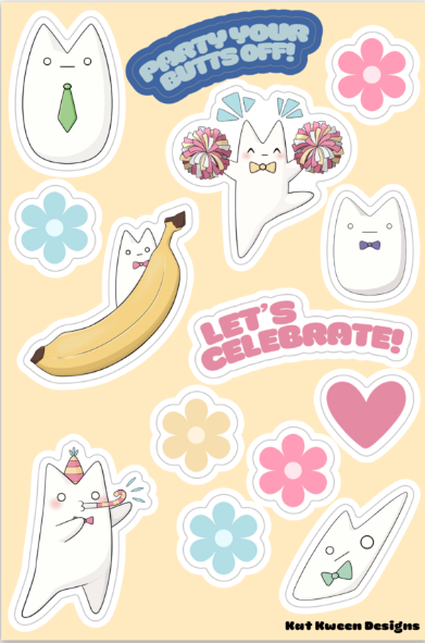 Party time! - Sticker Sheet